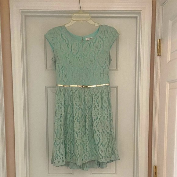 xhilaration mint green tea party dress ~ size XL/14 - Picture 1 of 4